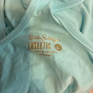 Lilly Pulitzer Blue Athletic Tank Top
